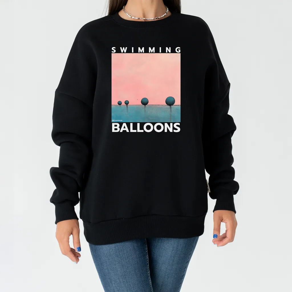 Unisex Sweatshirt “Swimming Balloons” Sweatshirts  - 2