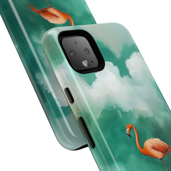 Phone Case – Dreamy Flamingo Abstract  - 2