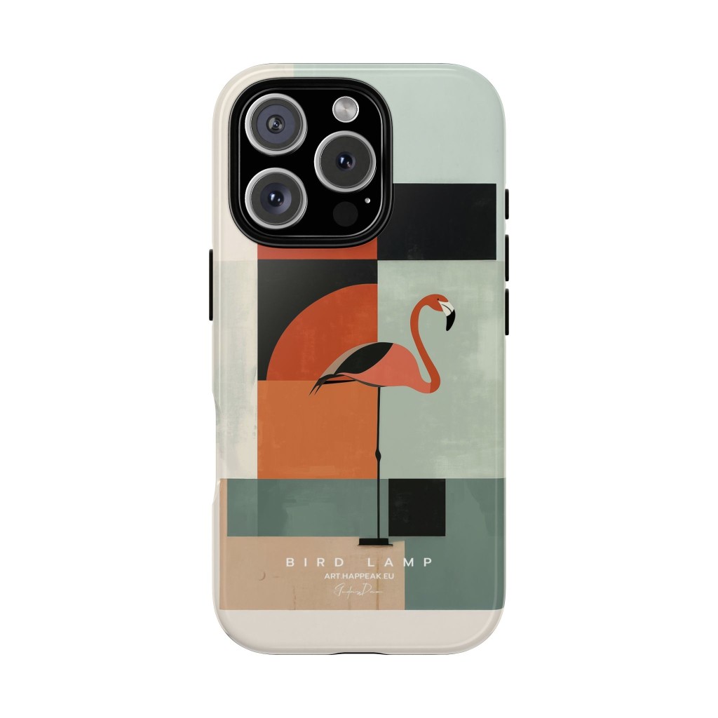 Phone Case – Bird Lamp Abstract  - 1