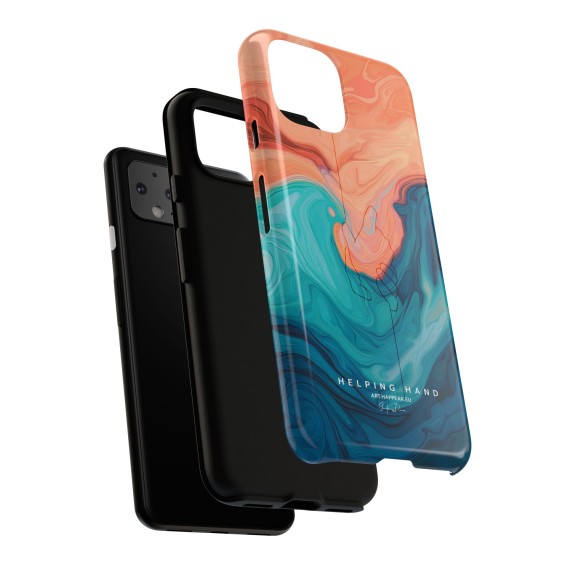 Phone Case – Helping Hand Abstract  - 3