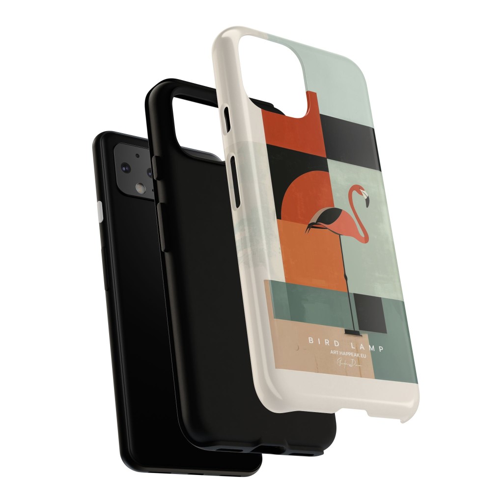 Phone Case – Bird Lamp Abstract  - 3