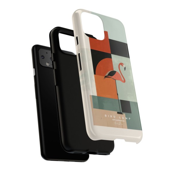 Phone Case – Bird Lamp Abstract  - 3