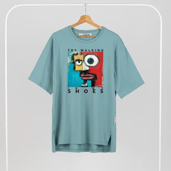 Unisex T-shirt “Try Walking In My Shoes” T-shirts - 2 Unisex T-shirt “Try Walking In My Shoes” T-shirts - 2