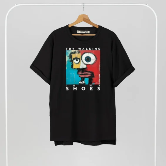 Unisex T-shirt “Try Walking In My Shoes” T-shirts - 3 Unisex T-shirt “Try Walking In My Shoes” T-shirts - 3