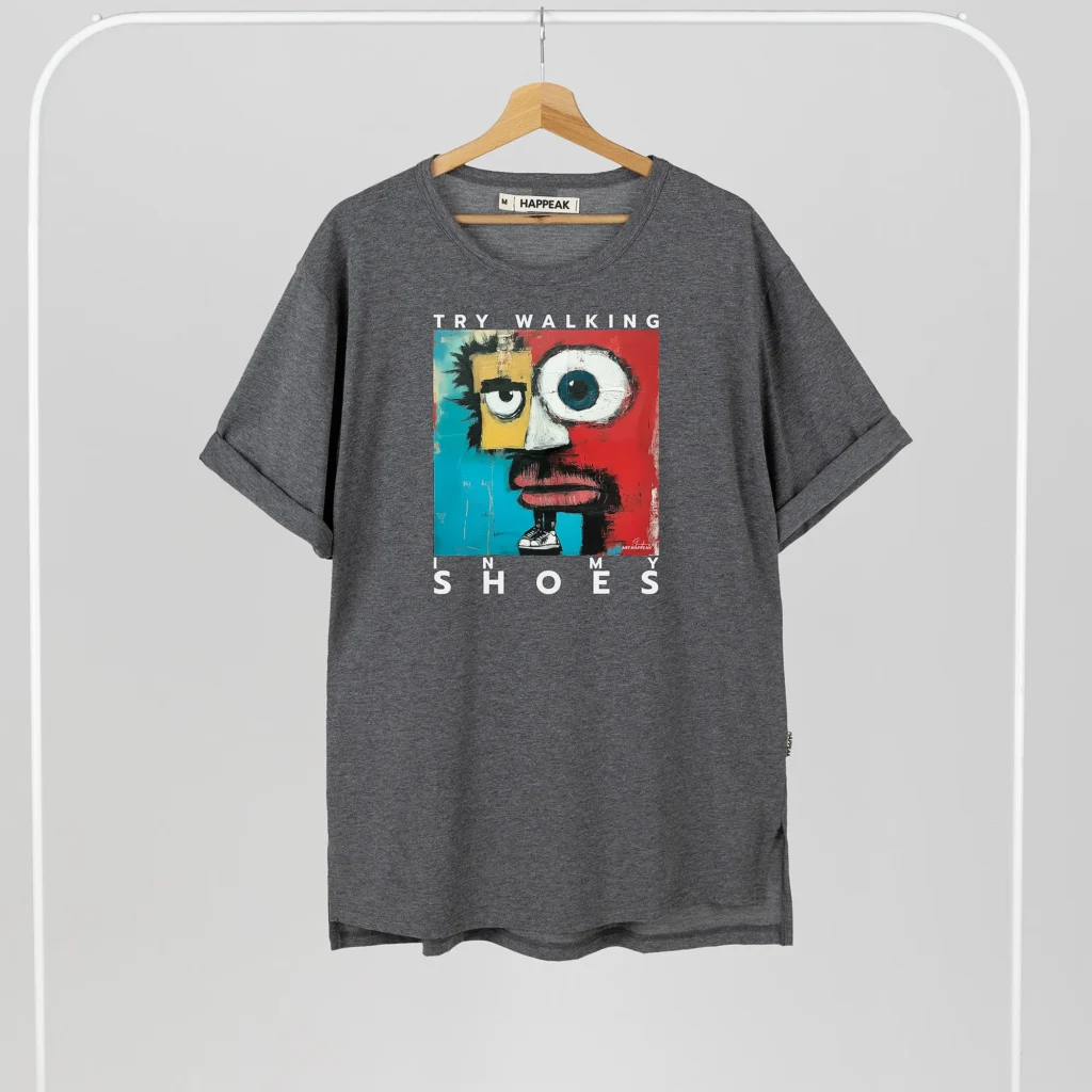Unisex T-shirt “Try Walking In My Shoes” T-shirts  - 1