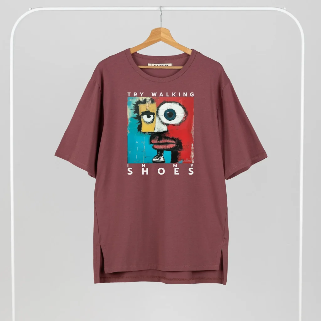 Unisex T-shirt “Try Walking In My Shoes” T-shirts  - 4