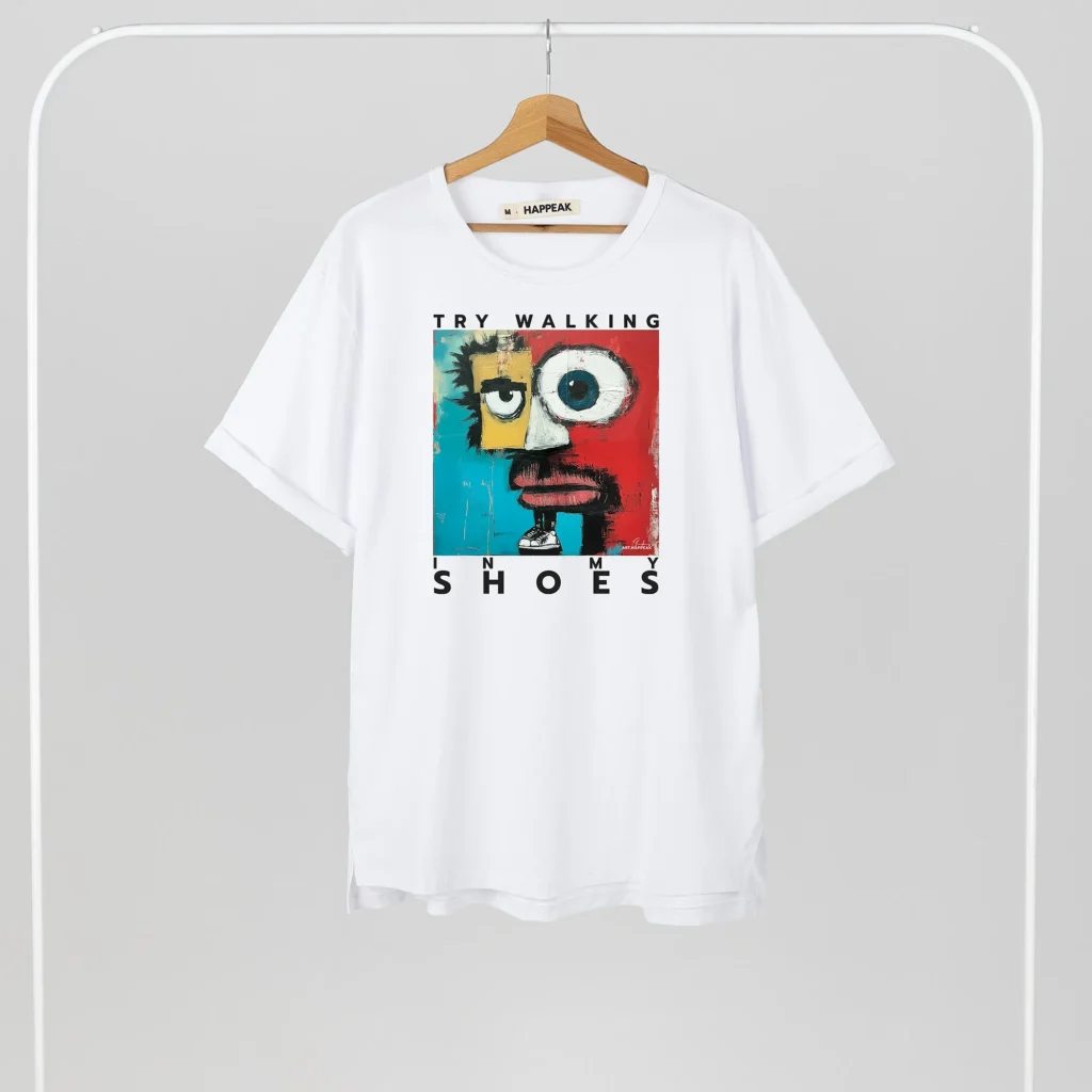 Unisex T-shirt “Try Walking In My Shoes” T-shirts  - 5