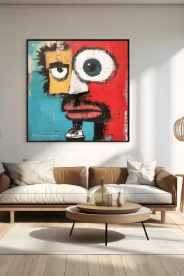 Framed Canvas If you try walking in my shoes