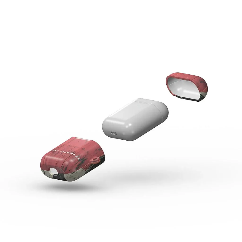 Apple AirPods Case | We will plant Peas on Mars AirPods Cases  - 6