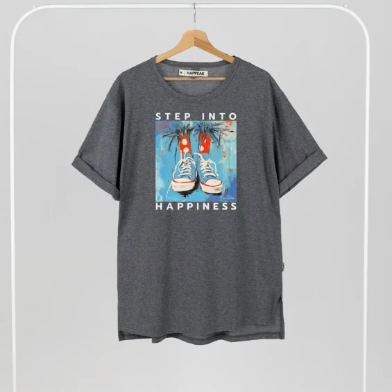 Unisex T-shirt “Step Into Happiness” T-shirts  - 4