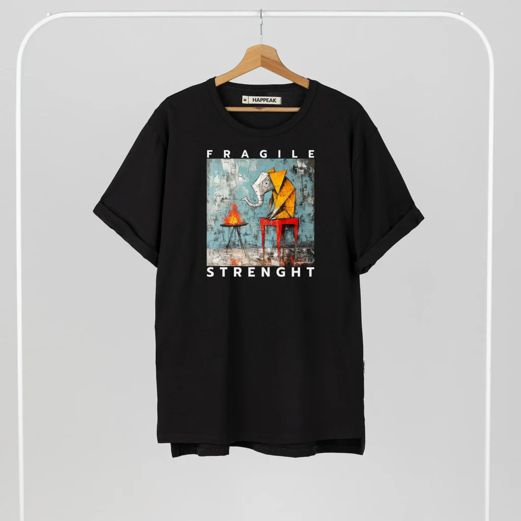 Unisex T-shirt “Fragile Strenght” T-shirts  - 3