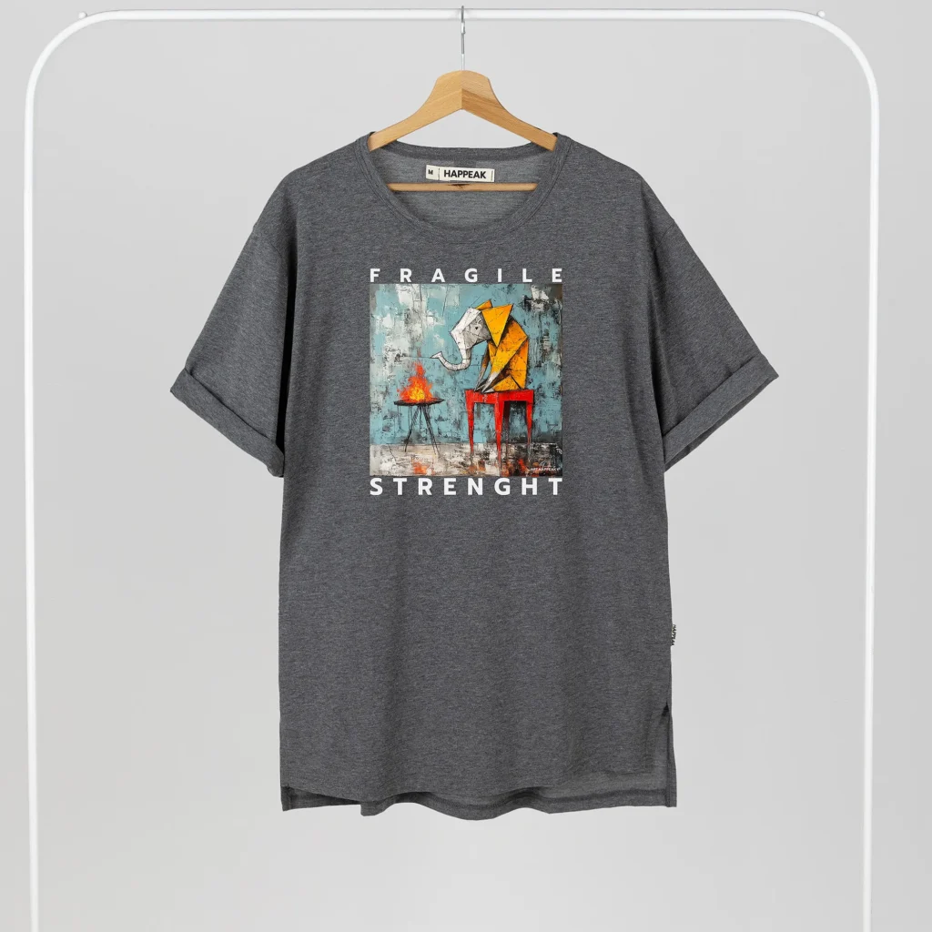 Unisex T-shirt “Fragile Strenght” T-shirts  - 5