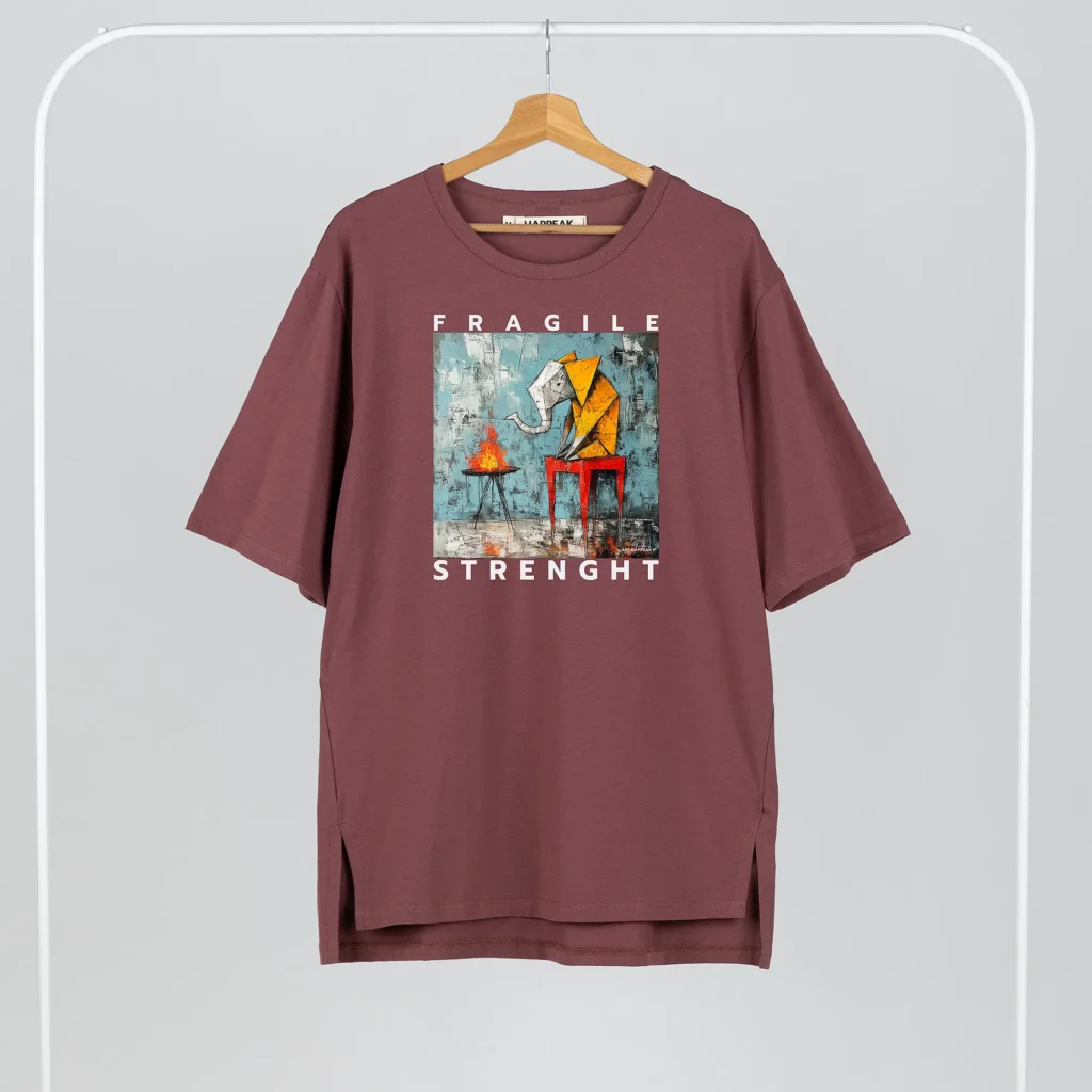 Unisex T-shirt “Fragile Strenght” T-shirts  - 4