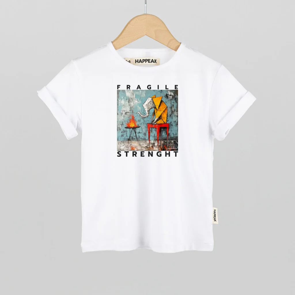 Kids T-shirt “Fragile Strenght” Kids t-shirts  - 1