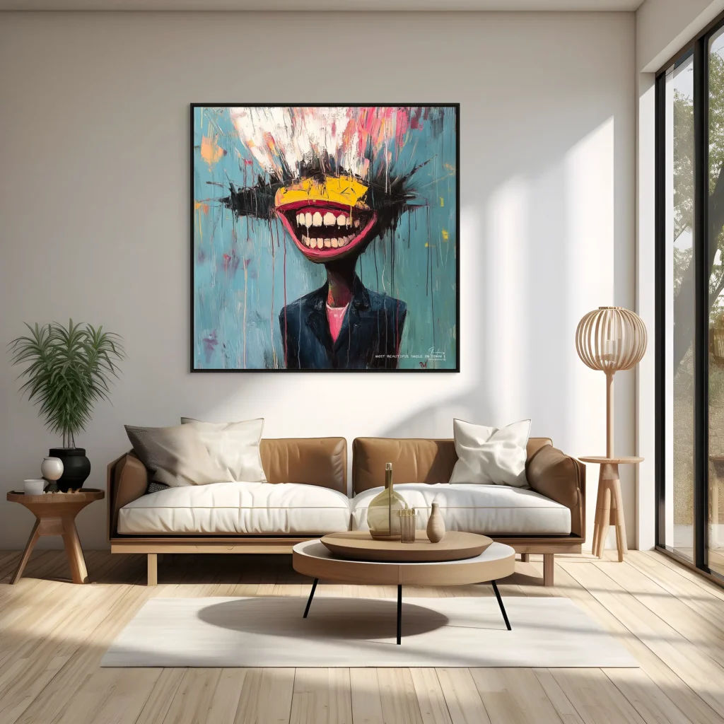 Canvas “The most beautiful smile in town” Ring Holders  - 1