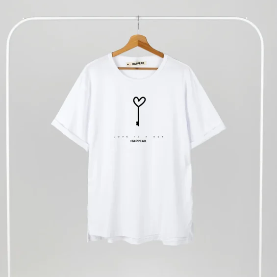 Unisex T-shirt “Love is a key” T-shirts - 2 Unisex T-shirt “Love is a key” T-shirts - 2