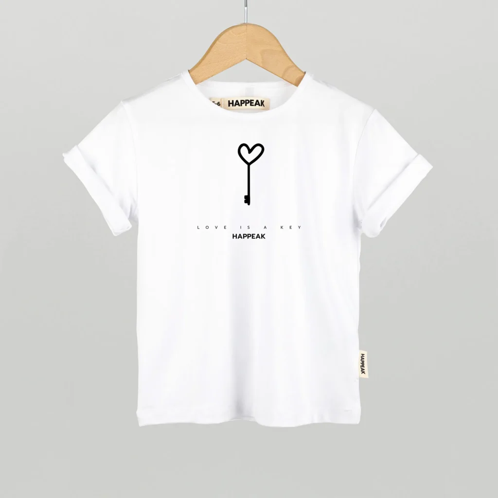 Kids T-shirt “Love Is A Key” Kids t-shirts  - 2