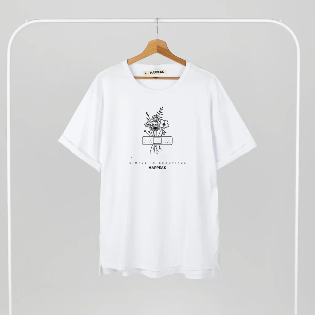 Unisex T-shirt “Plaster flowers” T-shirts  - 1