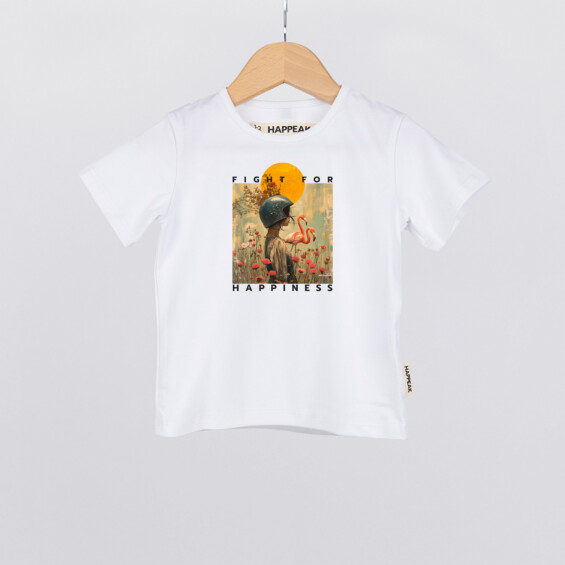Kids T-shirt “Fight For Happiness” Clothing  - 2