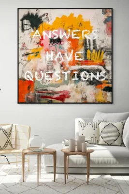 Canvas "Small talk with a teenager" "Small talk: the art of saying absolutely nothing in the most socially acceptable way possible.