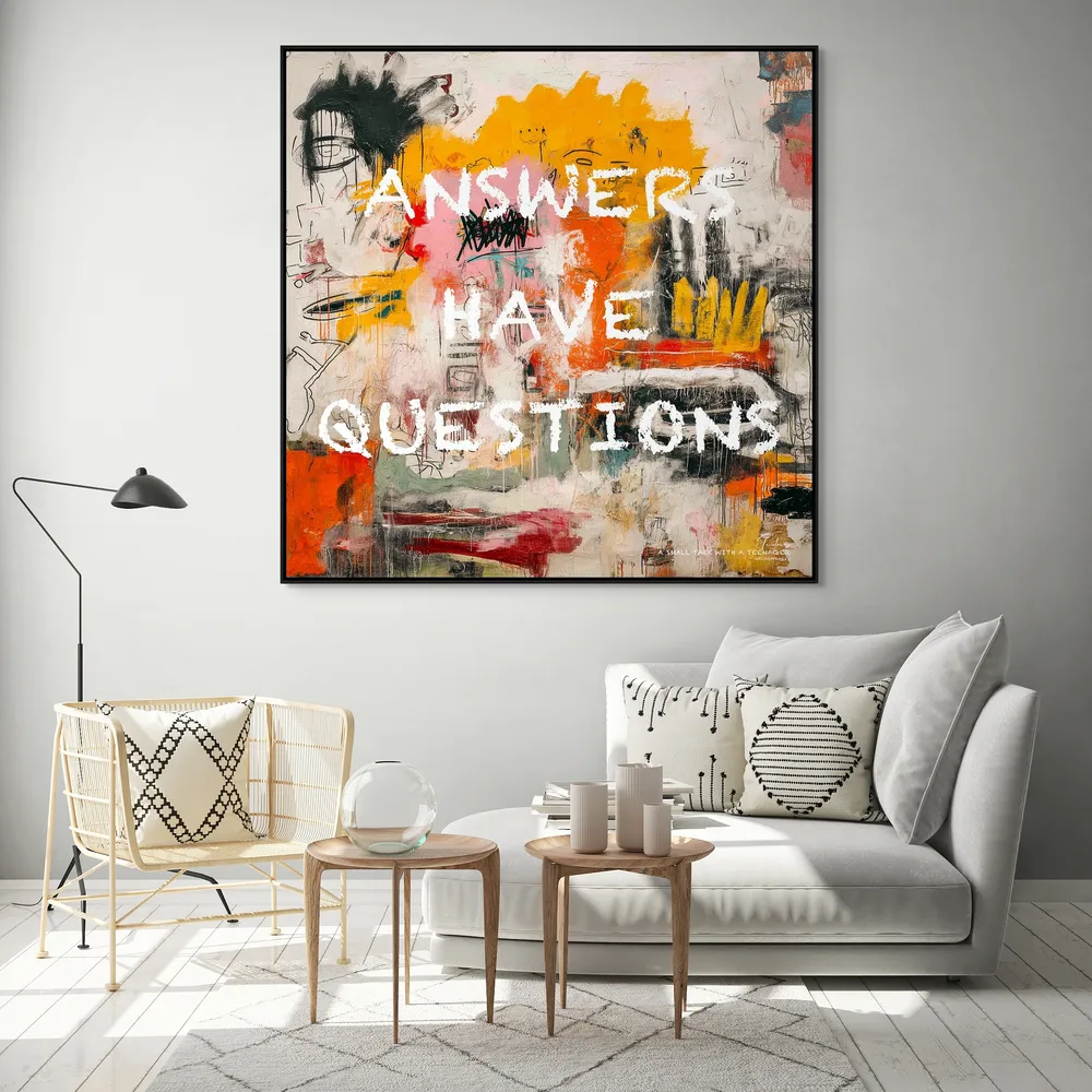 Canvas “Small talk with a teenager” Canvas  - 1