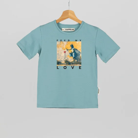 Kids T-shirt “Feed My Love” Clothing  - 5