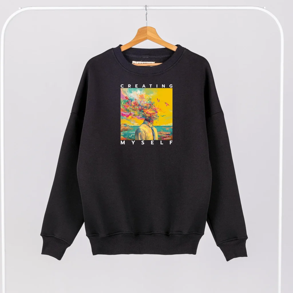 Unisex Sweatshirt “Creating Myself” Sweatshirts  - 1