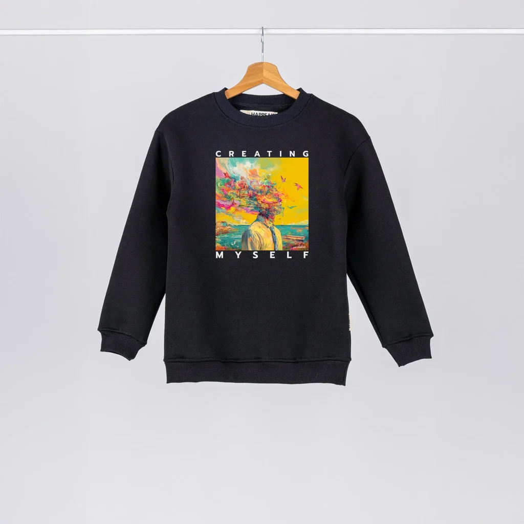 Kids Sweatshirt “Creating Myself” Clothing  - 1