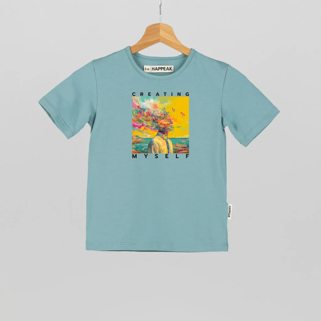Kids T-shirt “Creating Myself” Kids t-shirts  - 2