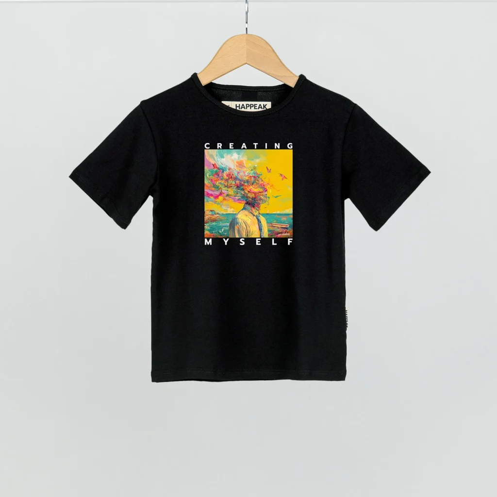 Kids T-shirt “Creating Myself” Kids t-shirts  - 3