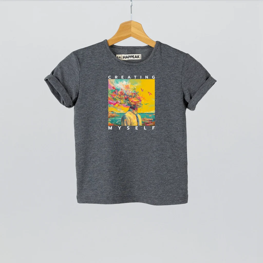 Kids T-shirt “Creating Myself” Kids t-shirts  - 1