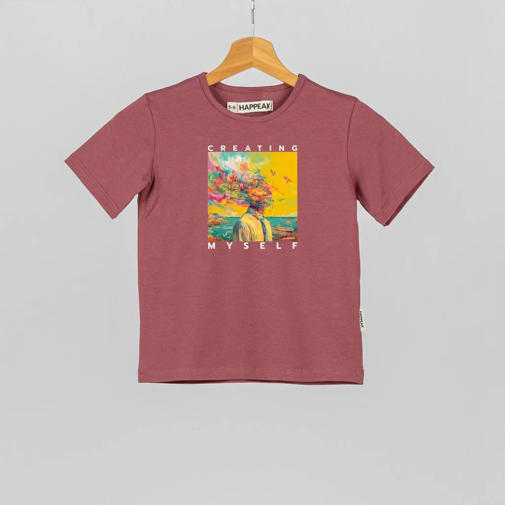 Kids T-shirt “Creating Myself” Kids t-shirts  - 4