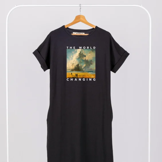 Long dress “The World Is Changing” Dresses - 2 Long dress “The World Is Changing” Dresses - 2