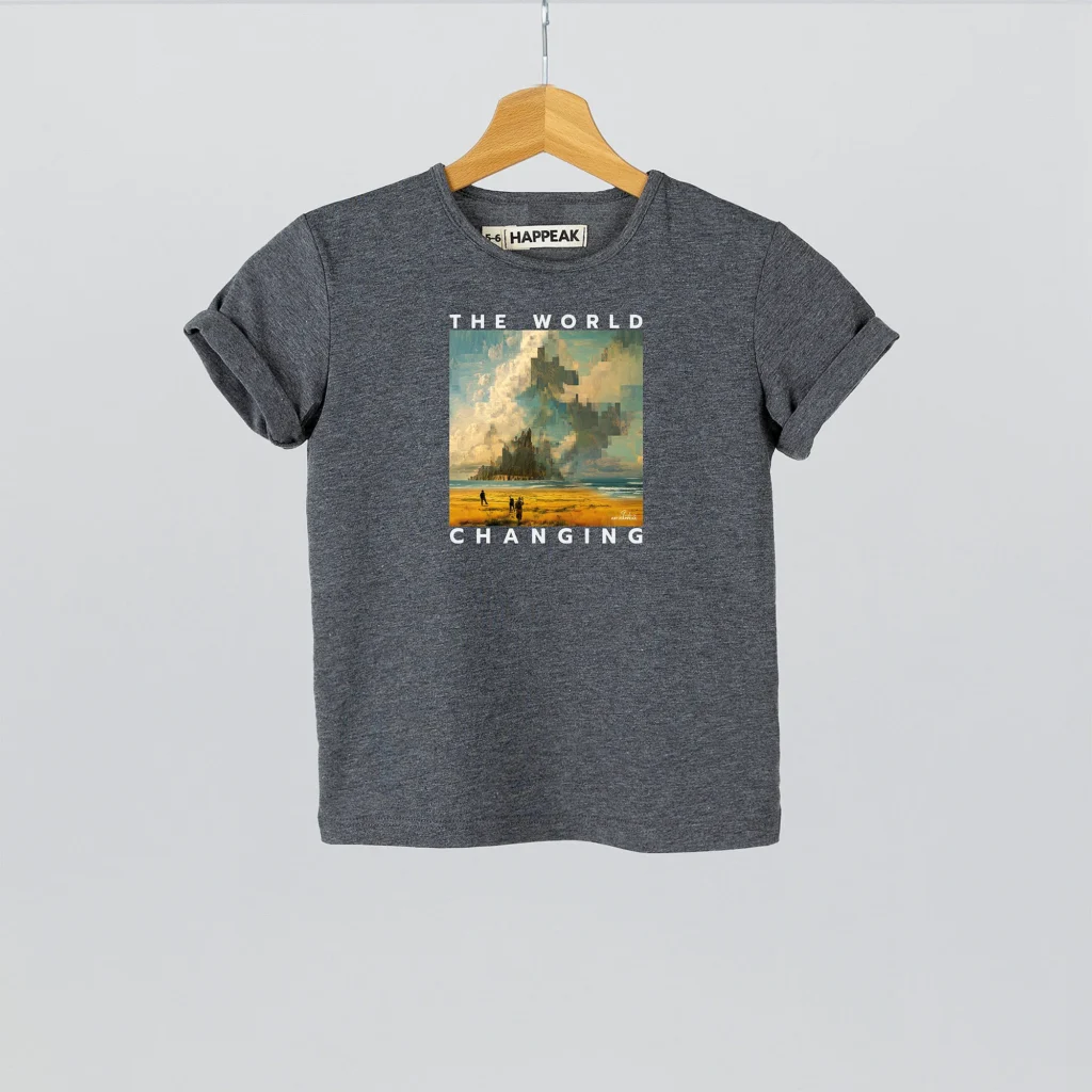 Kids T-shirt “The World Is Changing” Clothing  - 3