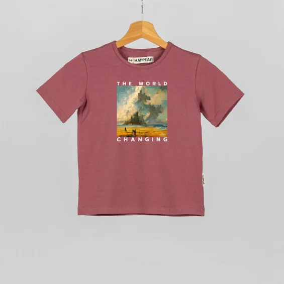 Kids T-shirt “The World Is Changing” Clothing  - 4