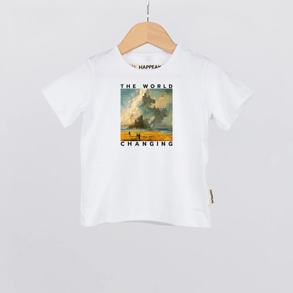 Kids T-shirt “The World Is Changing” Clothing  - 5