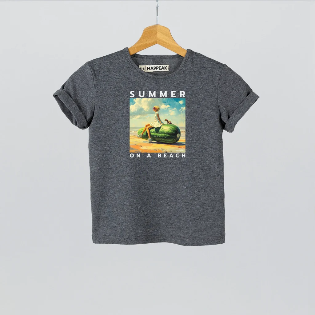 Kids T-shirt “Summer On A Beach” Clothing - 4 Kids T-shirt “Summer On A Beach” Clothing - 4