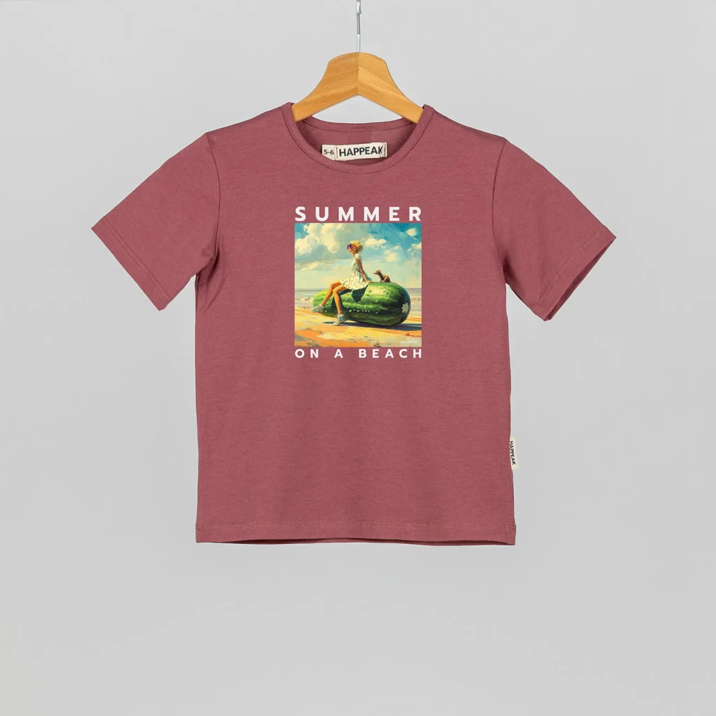 Kids T-shirt “Summer On A Beach” Clothing - 5 Kids T-shirt “Summer On A Beach” Clothing - 5
