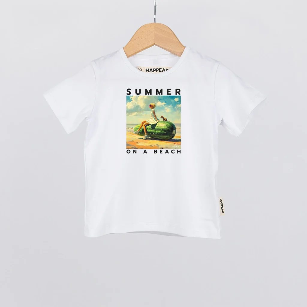 Kids T-shirt “Summer On A Beach” Clothing - 1 Kids T-shirt “Summer On A Beach” Clothing - 1