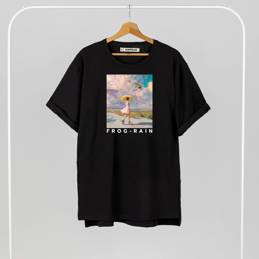 Unisex T-shirt “Frog Rain” T-shirts  - 4