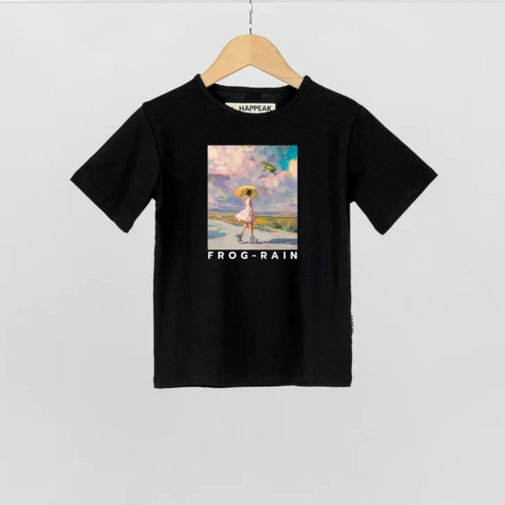 Kids T-shirt “Frog Rain” Clothing  - 4