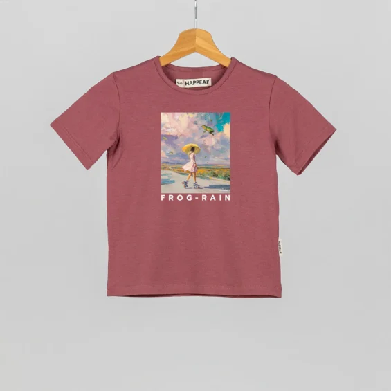Kids T-shirt “Frog Rain” Clothing  - 3