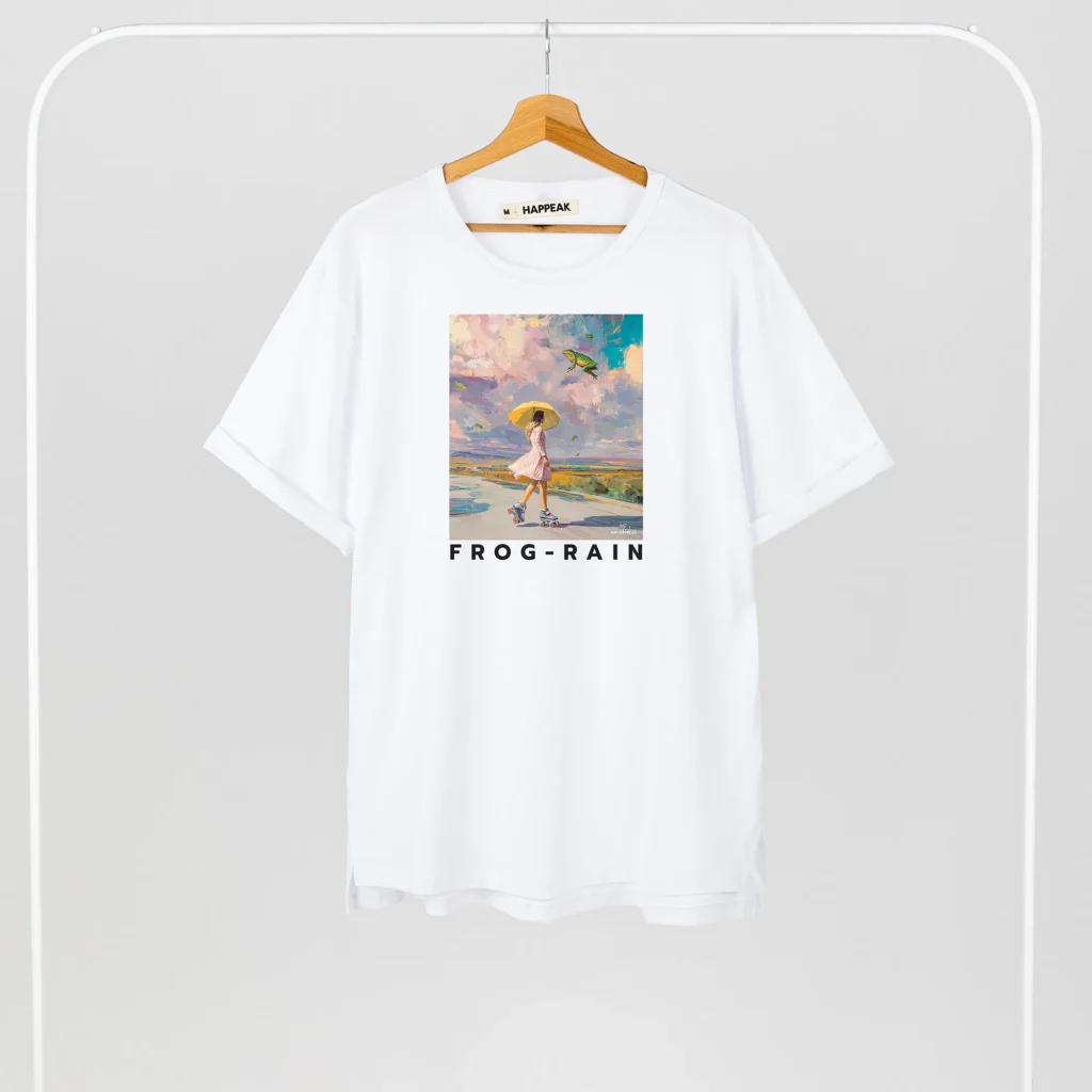 Unisex T-shirt “Frog Rain” T-shirts  - 1
