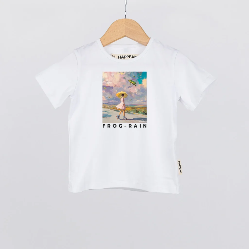 Kids T-shirt “Frog Rain” Clothing  - 2