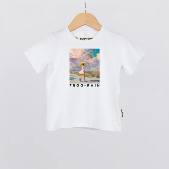 Kids T-shirt “Frog Rain” Clothing  - 2