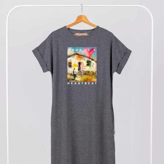 Long dress “Home Is A Heartbeat” Dresses  - 3