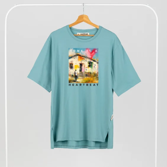 Unisex T-shirt “Home Is A Heartbeat” T-shirts  - 2