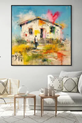 Canvas "Home is a heartbeat" “Home is a heartbeat — steady, unseen, a rhythm that holds you even when walls fall silent. It’s the pulse beneath footsteps, the quiet song that tells you where you truly belong.”