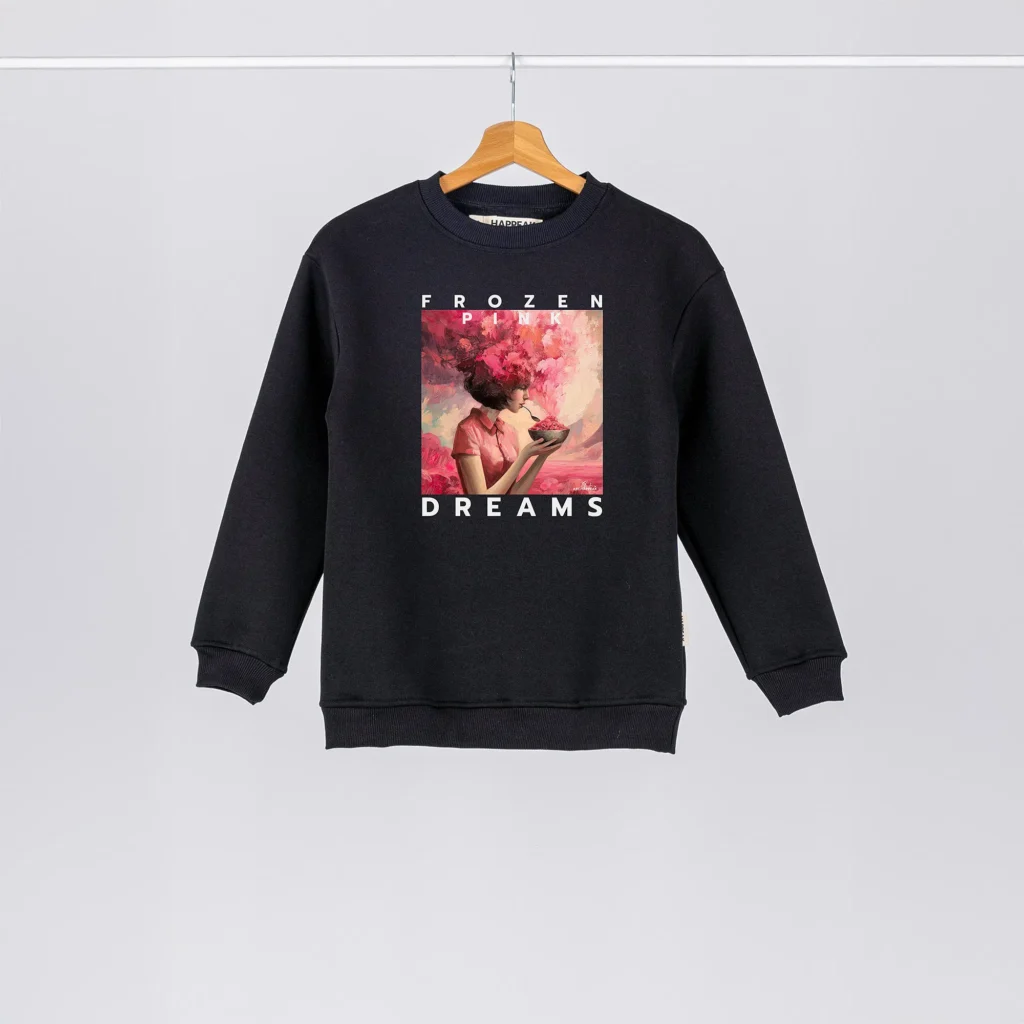 Kids Sweatshirt “Frozen Pink Dreams” Clothing  - 1