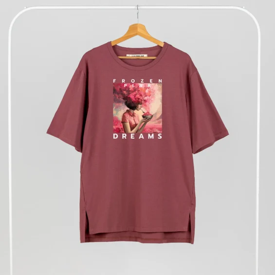 Unisex T-shirt “Frozen Pink Dreams” T-shirts  - 4